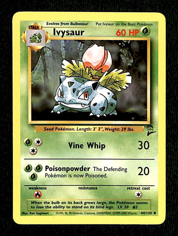 Ivysaur Base Set 2 EX, 44/130 Pokemon Card