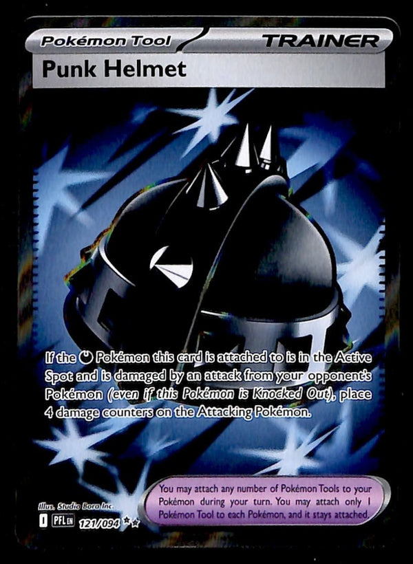 Punk Helmet Full Art Phantasmal Flames 121/094, NM Pokemon Card