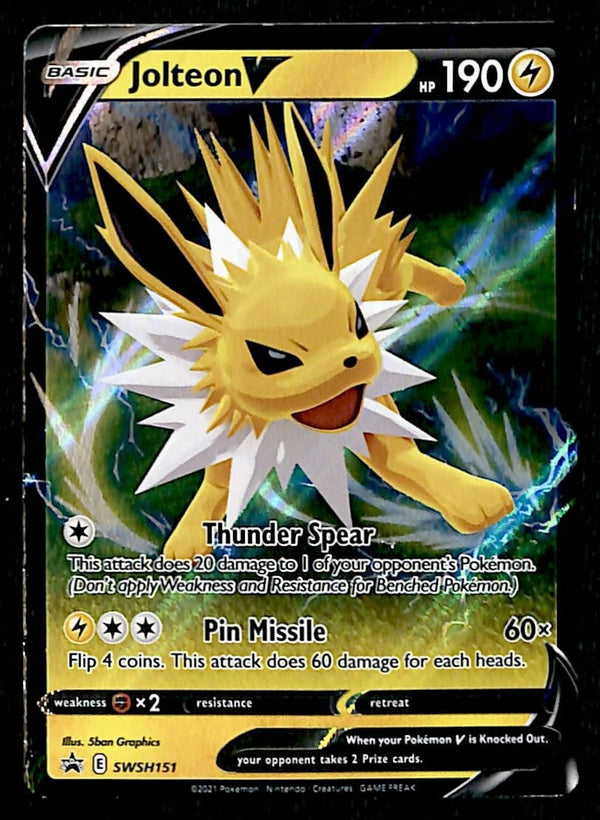 Jolteon V Promo SWSH151, EX Pokemon Card