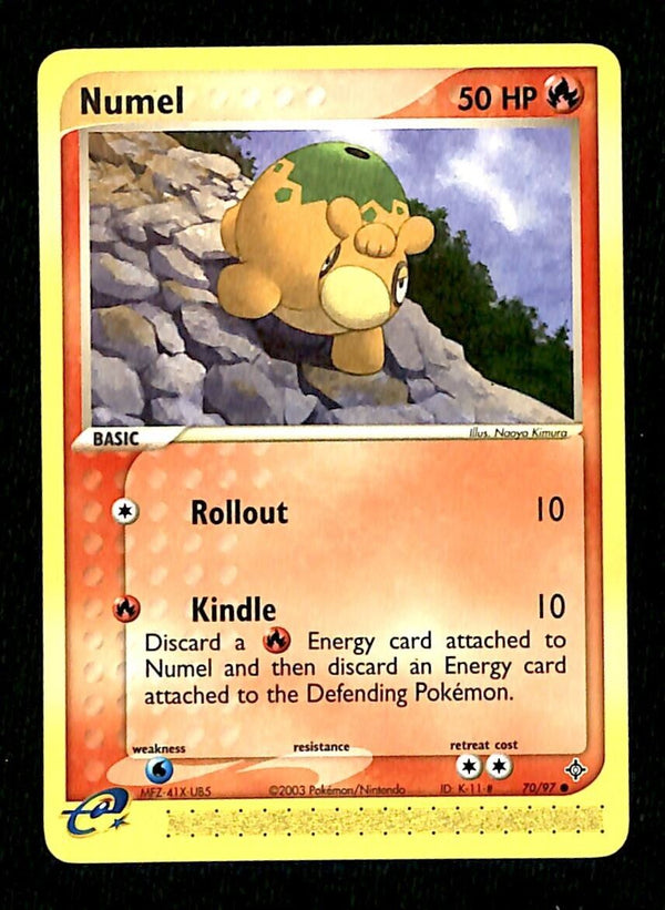 Numel EX Dragon NM, 70/97 Pokemon Card Numel EX Dragon NM, 70/97 Pokemon Card
