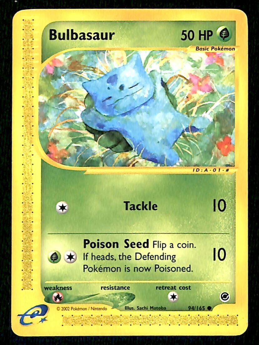 Bulbasaur Expedition Base Set EX, 94/165 Pokemon Card