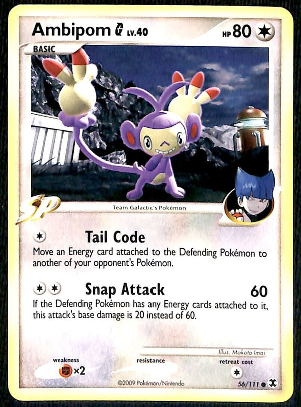 Ambipom Rising Rivals NM, 56/111 Pokemon Card