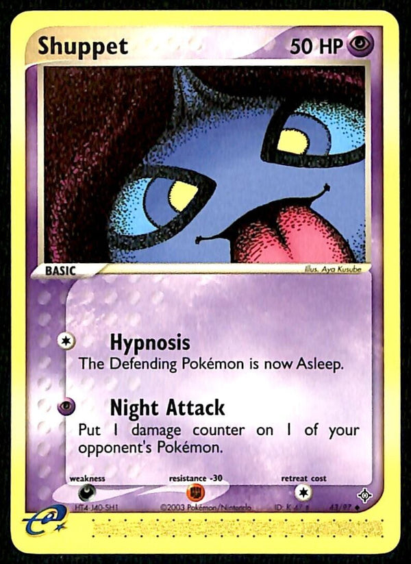 Shuppet EX Dragon NM, 43/97 Pokemon Card