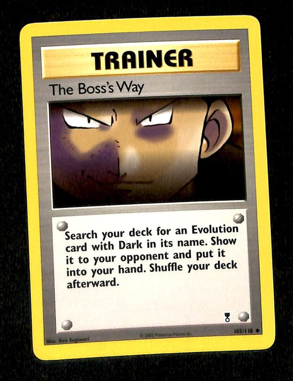 The Boss’s Way Legendary Collection NM, 105/110 Pokemon Card