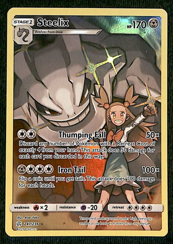 Steelix Cosmic Eclipse 247/236, NM Pokemon Card Steelix Cosmic Eclipse 247/236, NM Pokemon Card