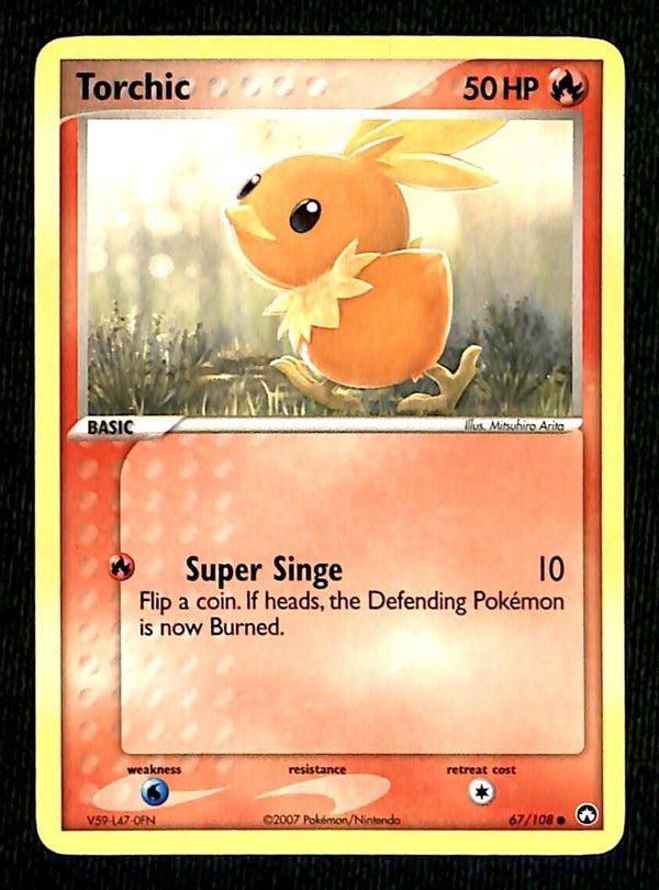 Torchic Power Keepers EX, 67/108 Pokemon Card