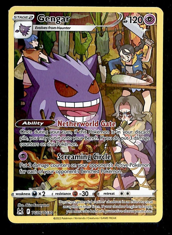 Gengar Trainer Gallery Lost Origin TG06/TG30, NM Pokemon Card Gengar Trainer Gallery Lost Origin TG06/TG30, NM Pokemon Card