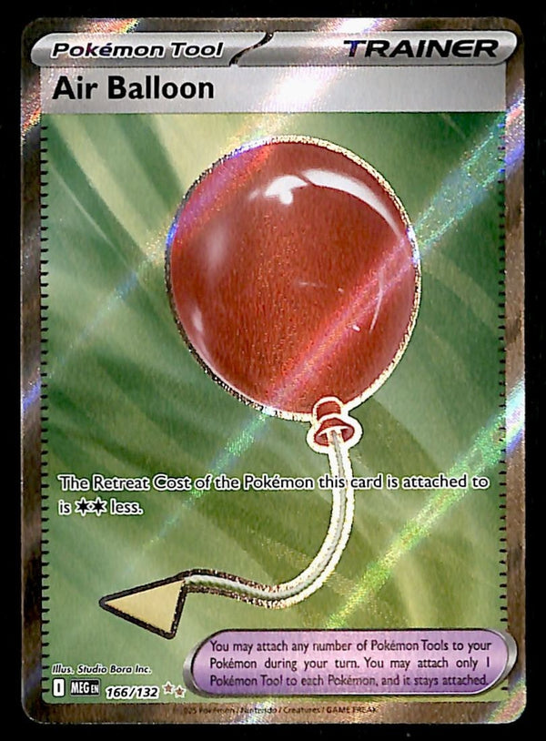 Air Balloon Full Art Mega Evolution MEG 166/132, NM Pokemon Card