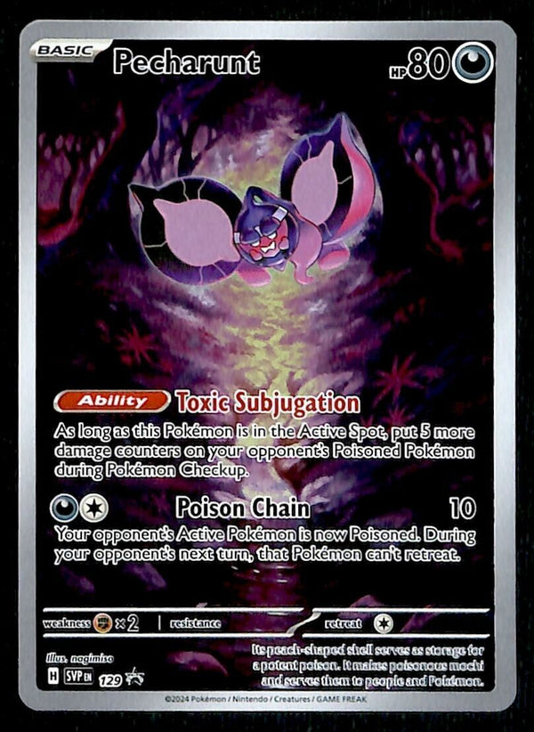 Pecharunt  SVP 129 Promo, NM Pokemon Card