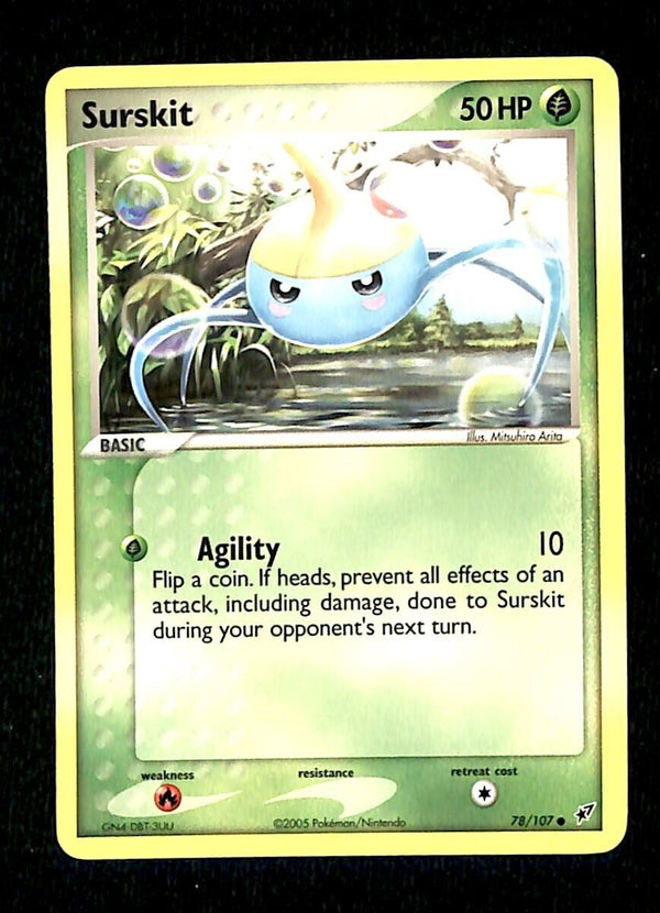 Surskit EX Deoxy NM, 78/107 Pokemon Card