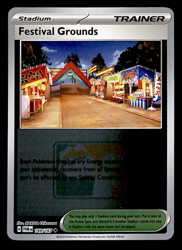Festival Grounds Play Stamped Twilight Masquerade 149/167, NM Pokemon Card