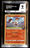 Scorbunny On The Ball ACE 9, 004/005 Pokemon Card.