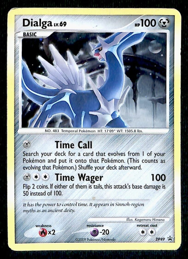 Dialga Black Star Promo DP49, VG Pokemon Card