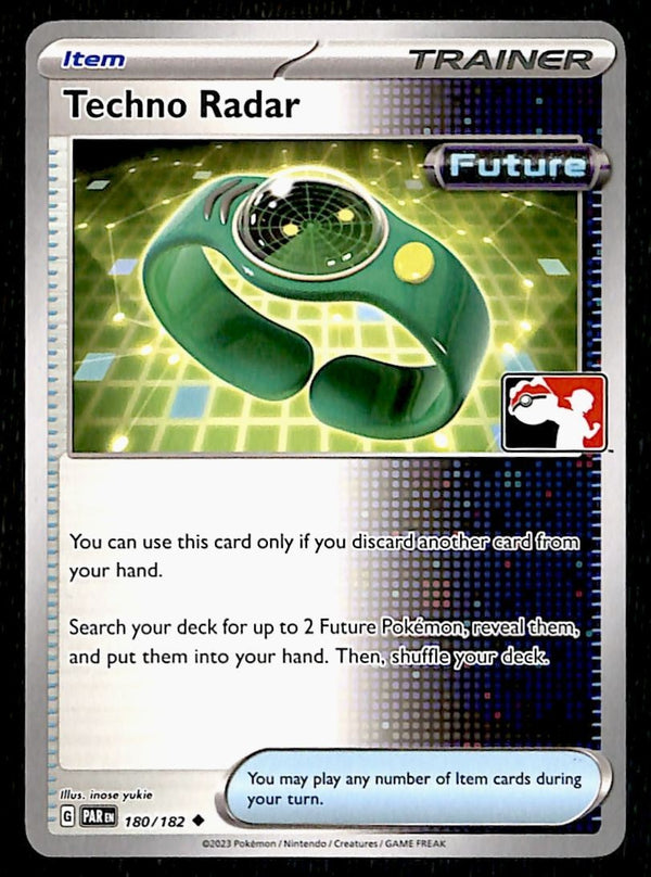 Techno Radar Play! Stamped, Paradox Rift 180/182,NM Pokemon Card