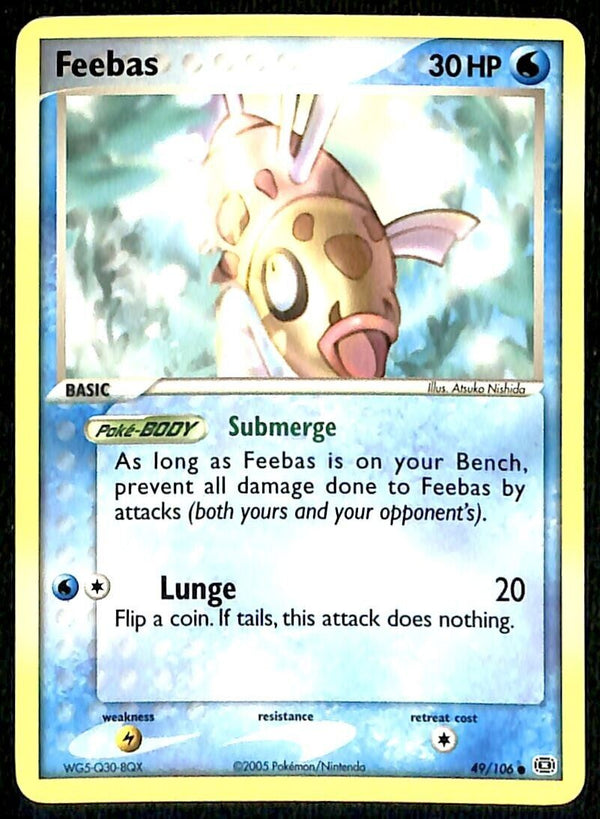 Feebas Emerald NM, 49/106 Pokemon Card Feebas Emerald NM, 49/106 Pokemon Card