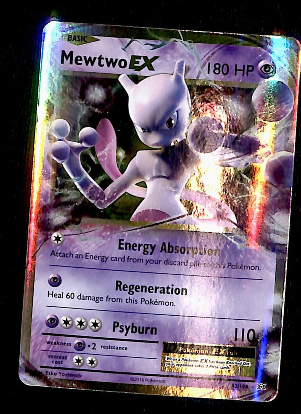Mewtwo EX Rare Evolutions 52/108, NM Pokemon Card