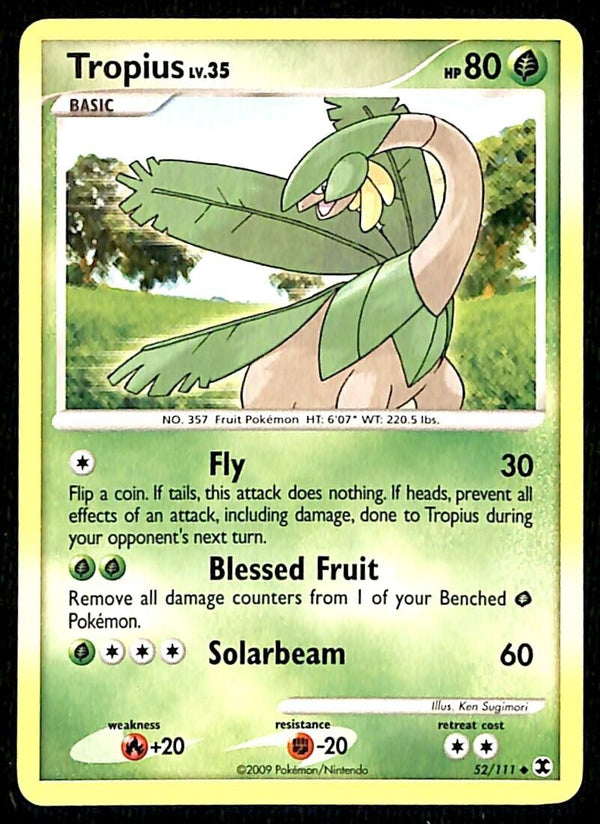 Tropius Rising Rivals NM, 52/111 Pokemon Card