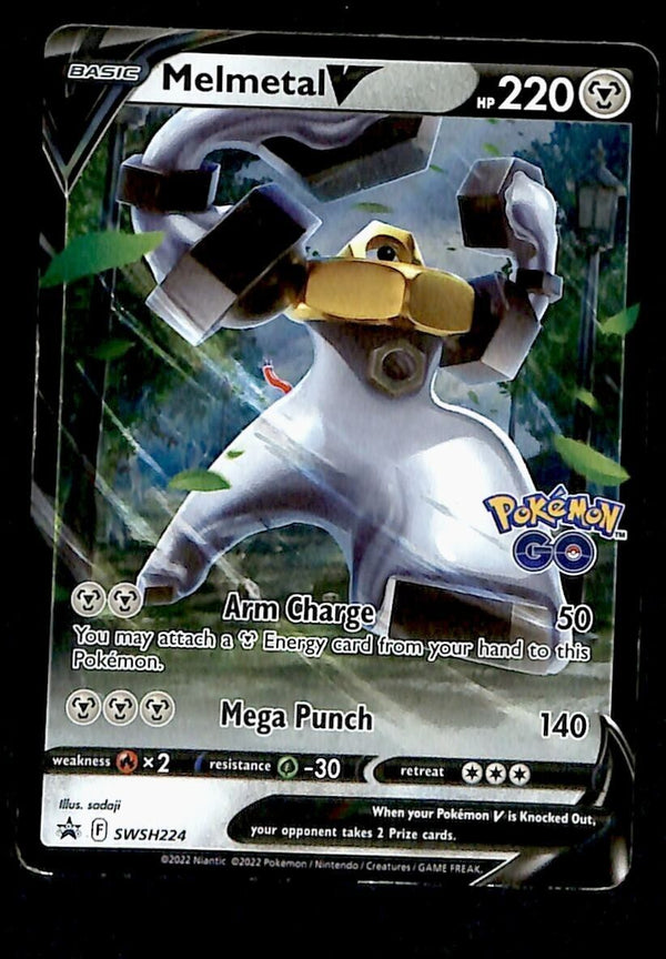 Glaceon V Black Star Promo SWSH 196, VG Pokemon Card