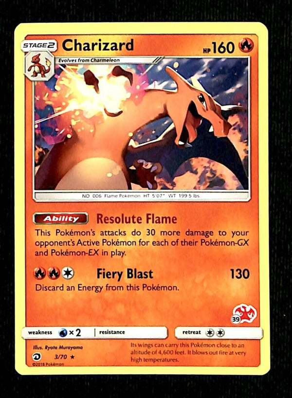 Charizard Dragon Majesty Battle Academy NM, 3/70 Pokemon Card Charizard Dragon Majesty Battle Academy NM, 3/70 Pokemon Card