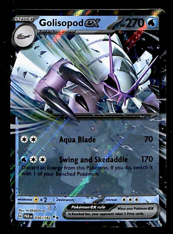 Golisopod ex Half Art Paradox Rift 050/182, NM Pokemon Card Golisopod ex Half Art Paradox Rift 050/182, NM Pokemon Card