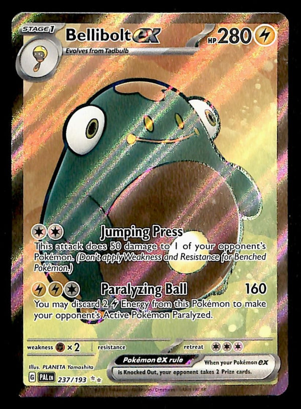 Bellibolt ex Full Art Paldea Evolved 237/193, NM Pokemon Card