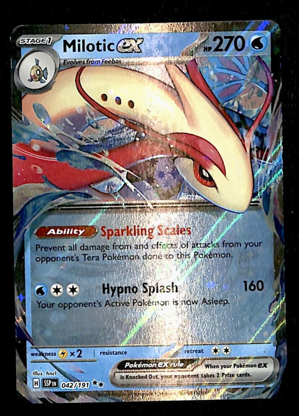 Milotic EX Ultra Rare Surging Sparks 042/191, NM Pokemon Card Milotic EX Ultra Rare Surging Sparks 042/191, NM Pokemon Card
