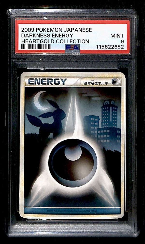 Darkness Energy Japanese Heartgold Collection, PSA 9 Pokemon Card