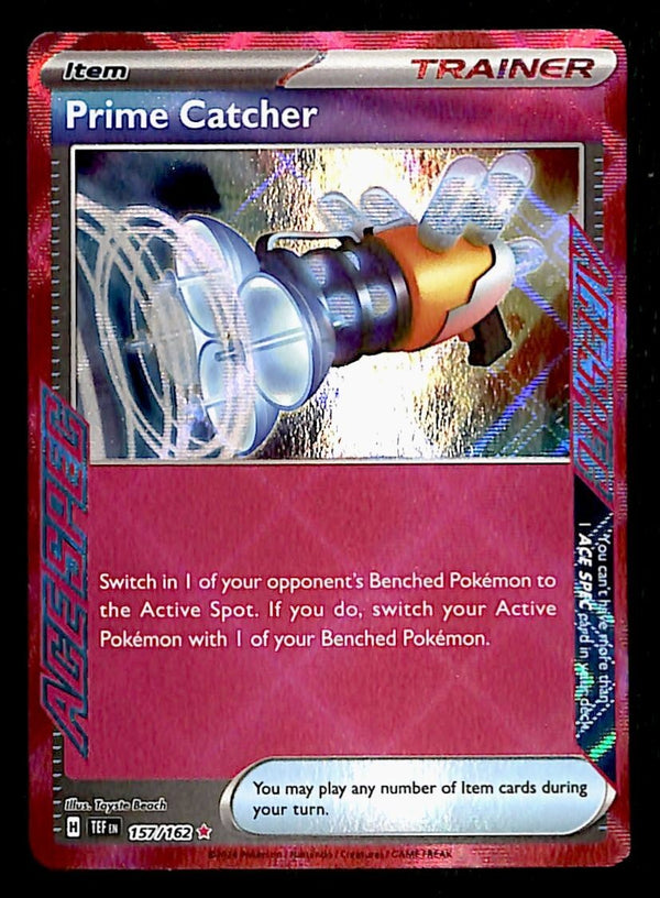 Prime Catcher Ace Spec Temporal Forces 157/162, NM Pokemon Card