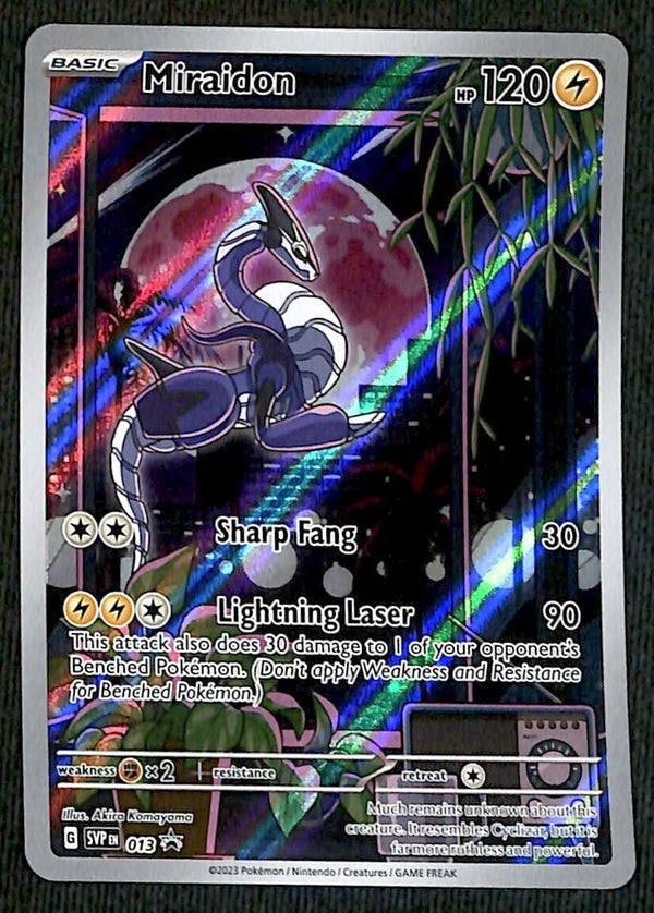 Miraidon SVP Promo 013, NM Pokemon Card Miraidon SVP Promo 013, NM Pokemon Card