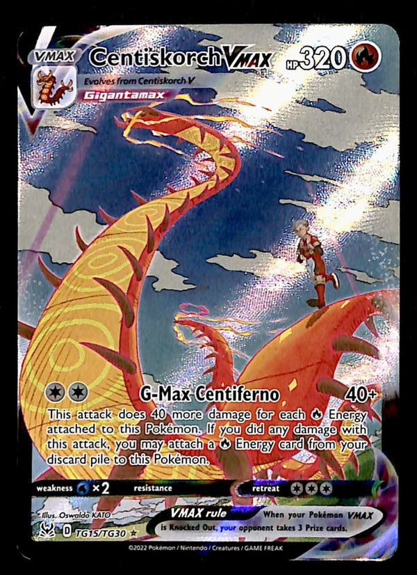 Centiskorch Vmax Trainer Gallery Lost Origin TG15/TG30, NM Pokemon Card