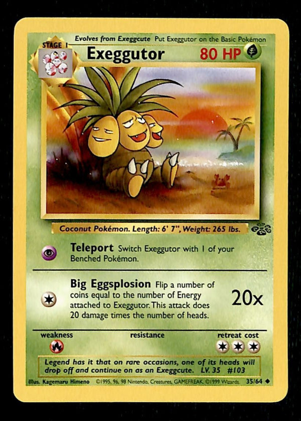 Exeggutor Jungle NM, 35/64 Pokemon Card