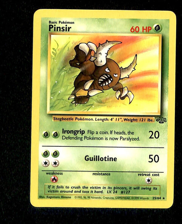 Pinsir Jungle NM, 25/64 Pokemon Card
