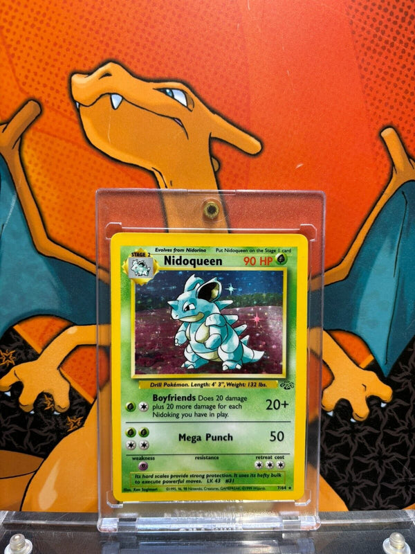 Nidoqueen Holo Jungle EX, 7/64 Pokemon Card