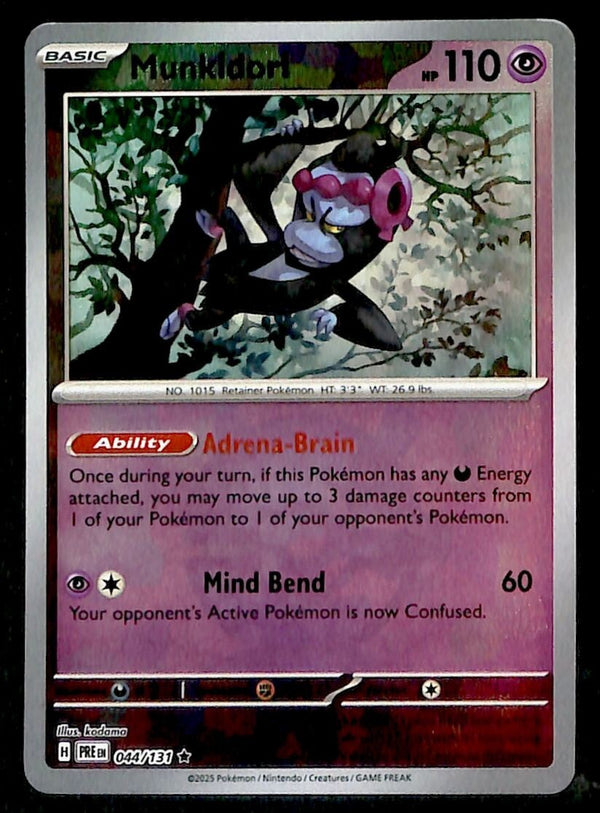 Munkidori Pokeball Prismatic Evoloutions 044/131, NM Pokemon Card
