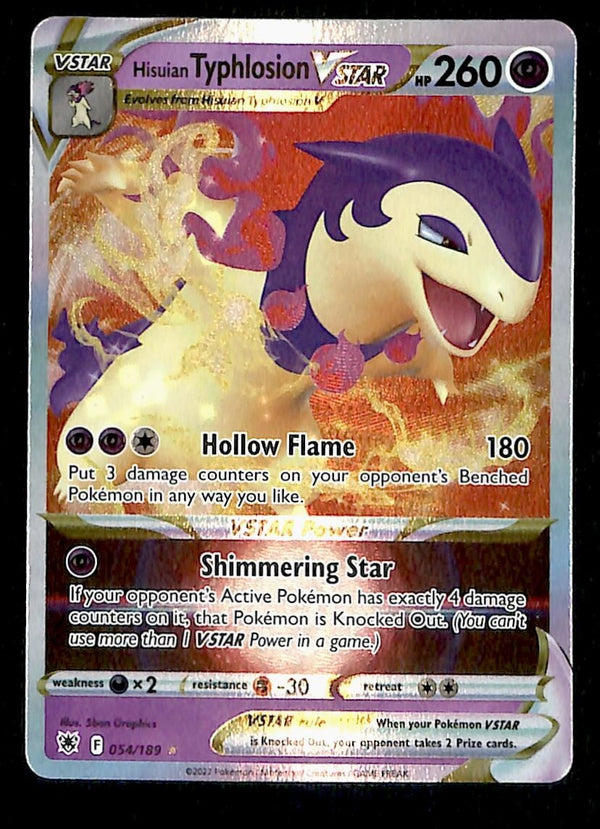 Typhlosion Vstar Ultra Rare Astral Radiance 054/189, NM Pokemon Card