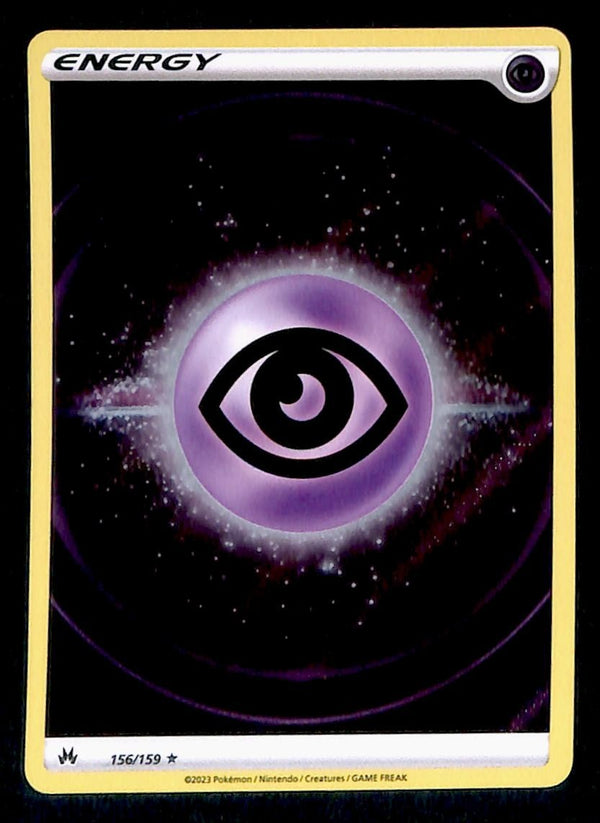 Psychic Energy Full Art Crown Zenith 156/159, NM Pokemon Card
