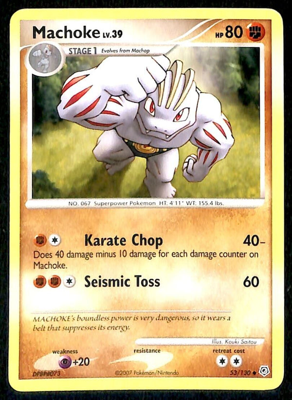 Machoke Diamond & Pearl NM, 53/130 Pokemon Card