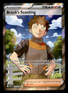 Brocks Scouting Full Art Trainer Rare Journey Together 179/159, NM Pokemon Card
