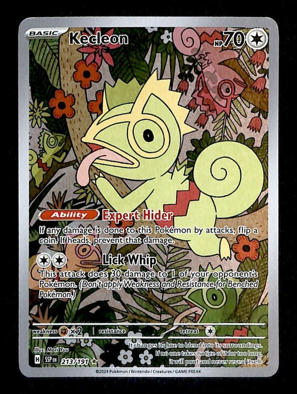 Kecleon Illustration Rare Surging Sparks 213/191, NM Pokemon Card
