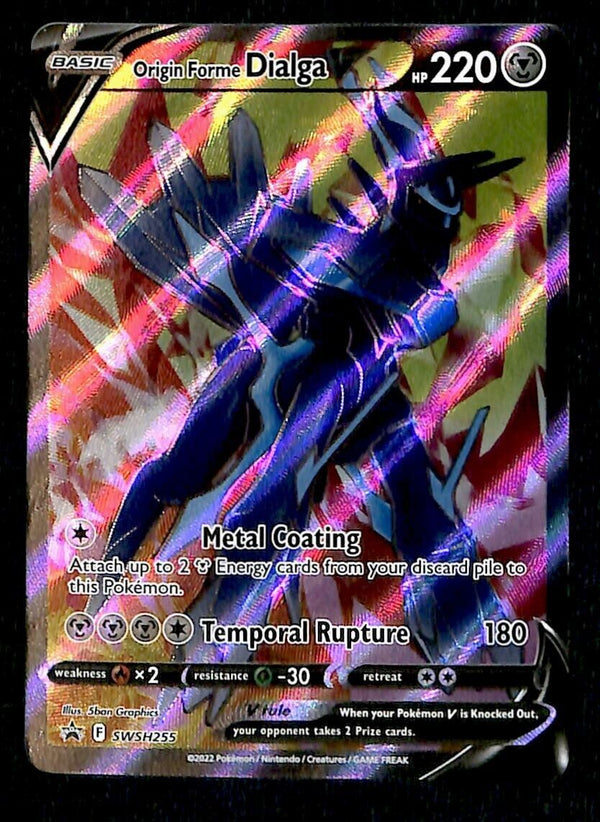 Origin Forme Dialga V Black Star Promo SWSH255, NM Pokemon Card
