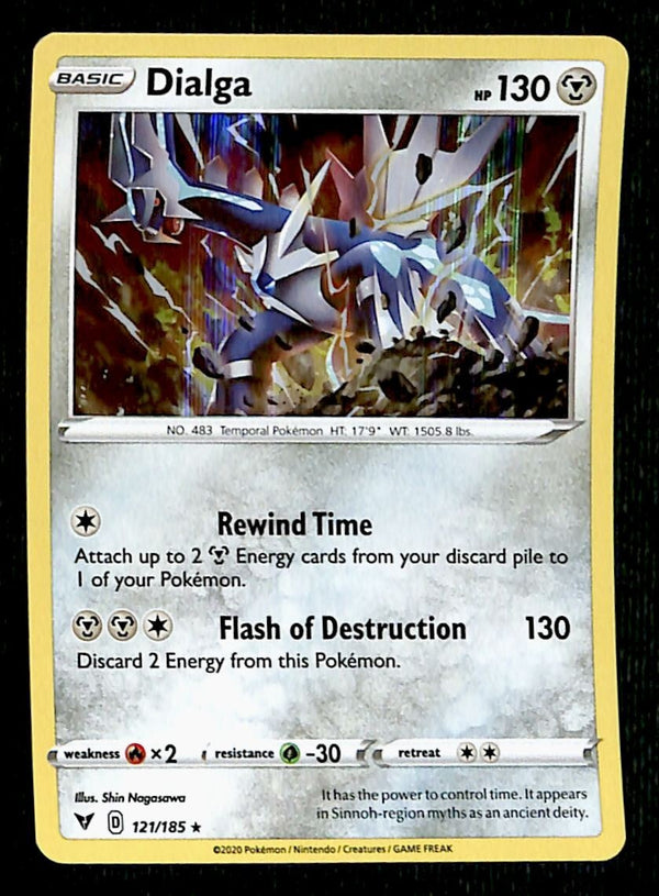Dialga Holo Vivid Voltage 121/185, NM Pokemon Card