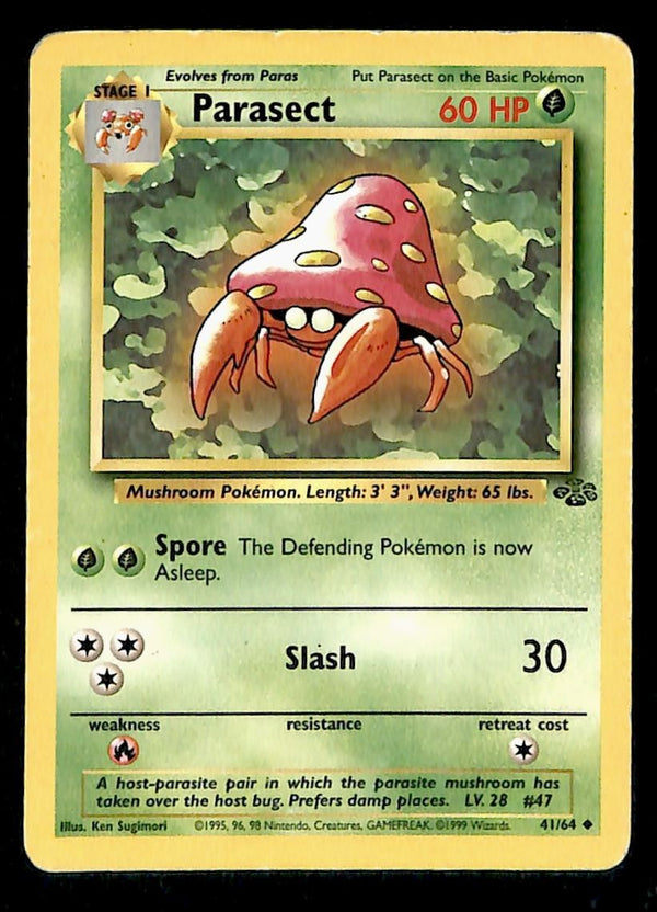 Parasect Jungle MP, 41/64 Pokemon Card