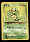 Caterpie Base Set 1999 Unlimited Print LP, 45/102 Pokemon Card.