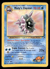 Misty's Cloyster Gym Heroes VG, 29/132 Pokemon Card.