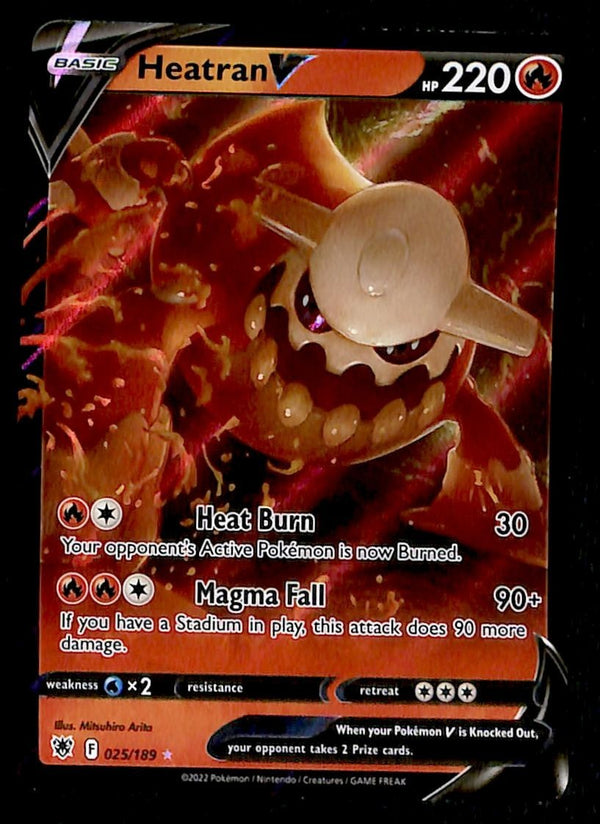 Heatran V Ultra Rare Astral Radiance 025/189, NM Pokemon Card