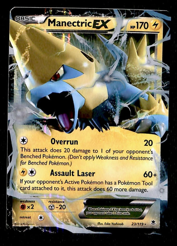 Manectric ex Phantom Forces 23/119, NM Pokemon Card