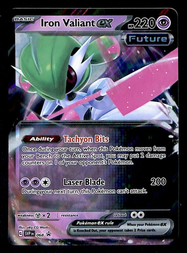 Iron Valiant ex SVP Promo 068, NM Pokemon Card