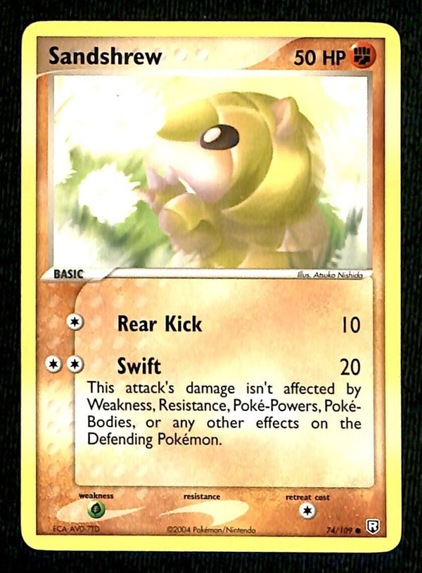 Sandshrew Team Rocket Returns NM, 74/109 Pokemon Card