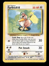 Farfetch'd Base Set 1999 Unlimited Print NM, 27/102 Pokemon Card.