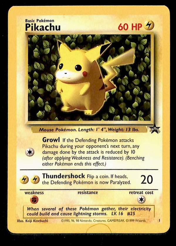 Pikachu Black Star Promo #1, EX Pokemon Card